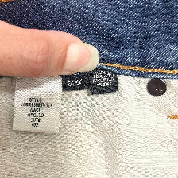 Veronica Beard Denim Dark Apollo Wash Benzi Mid Rise Girlfriend Jeans 24 00 - Picture 7 of 10